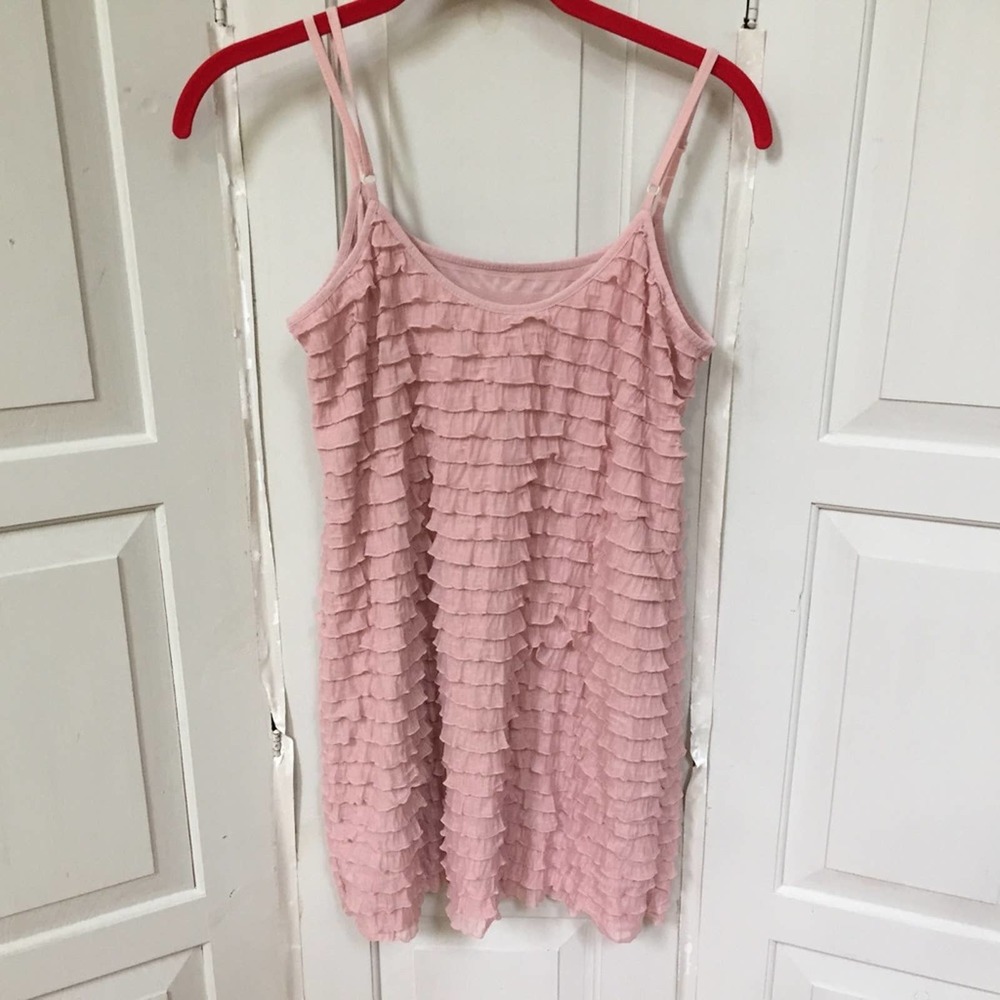 Free People Pink Ruffled Tank - Picture 11 of 14